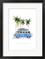 Surf Days II Framed Print