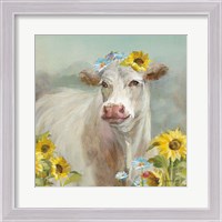 Framed Cow in a Crown