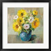 Sunflower Still Life I Framed Print