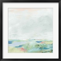 Framed Blue Horizon Sq II