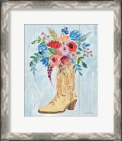 Framed 'Cowgirl II' border=