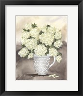 Framed Hobnail Hydrangeas