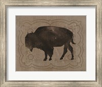 Framed 'Buffalo Impression 2' border=