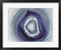 Framed Shades of Blue Agate