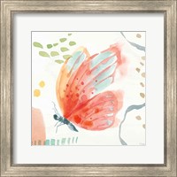 Framed 'Winged Whisper IV' border=