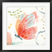 Framed 'Winged Whisper IV' border=