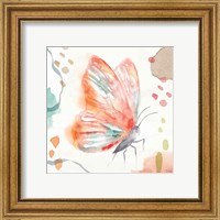 Framed 'Winged Whisper II' border=