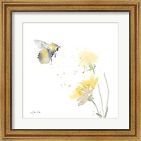 Framed 'Sunflower Meadow IV' border=