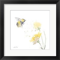 Framed 'Sunflower Meadow IV' border=