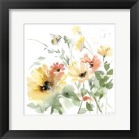 Sunflower Meadow I Framed Print