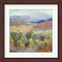 Framed 'High Desert II' border=