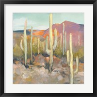 Framed 'High Desert I' border=