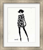 Framed 'Style Sketches IV' border=