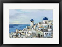 Framed Santorini View I