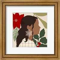 Framed 'Christmas Earring III' border=