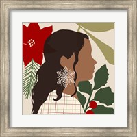 Framed 'Christmas Earring III' border=