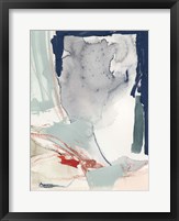 Ash Blue & Crimson II Framed Print