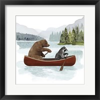 Framed 'Canoe Trip I' border=