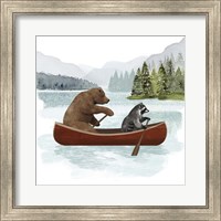 Framed 'Canoe Trip I' border=