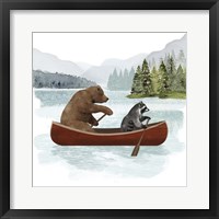Canoe Trip I Framed Print