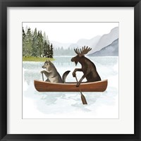 Framed 'Canoe Trip II' border=