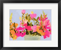 Framed Saturated Spring Blooms I