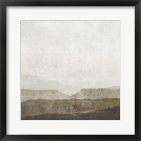Burnished Mountains II Framed Print