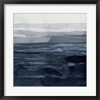 Rising Blue II Framed Print