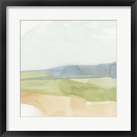 Framed 'Pastel Slopes I' border=