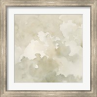 Framed 'Warm Clouds Abstract I' border=