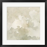 Framed 'Warm Clouds Abstract I' border=