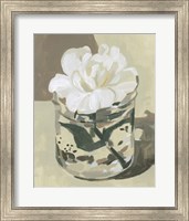 Framed 'Neutral Bloom II' border=