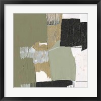 Olive Black & Gold II Framed Print