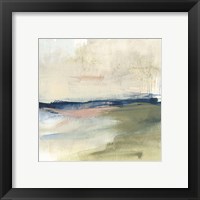 Framed 'Coastline Vignette I' border=