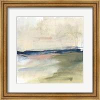 Framed 'Coastline Vignette I' border=