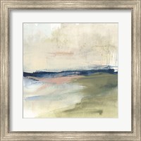 Framed 'Coastline Vignette I' border=