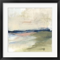 Framed 'Coastline Vignette I' border=