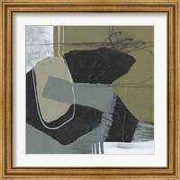 Framed 'Puzzle in Neutrals II' border=