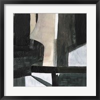 Deconstructed Ebony I Framed Print