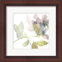 Framed 'Sweet Petals and Leaves II' border=