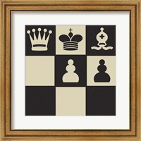 Framed 'Chess Puzzle I' border=