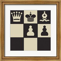 Framed 'Chess Puzzle I' border=