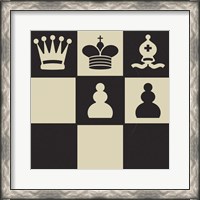 Framed 'Chess Puzzle I' border=