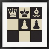 Chess Puzzle I Framed Print