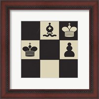 Framed 'Chess Puzzle II' border=