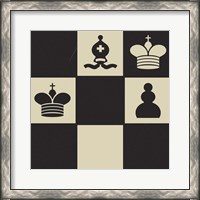 Framed 'Chess Puzzle II' border=