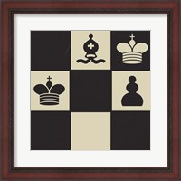 Framed 'Chess Puzzle II' border=