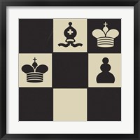 Framed 'Chess Puzzle II' border=