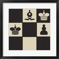 Chess Puzzle II Framed Print