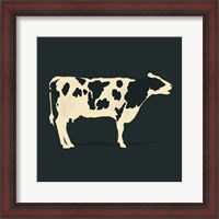 Framed 'Refined Holstein I' border=